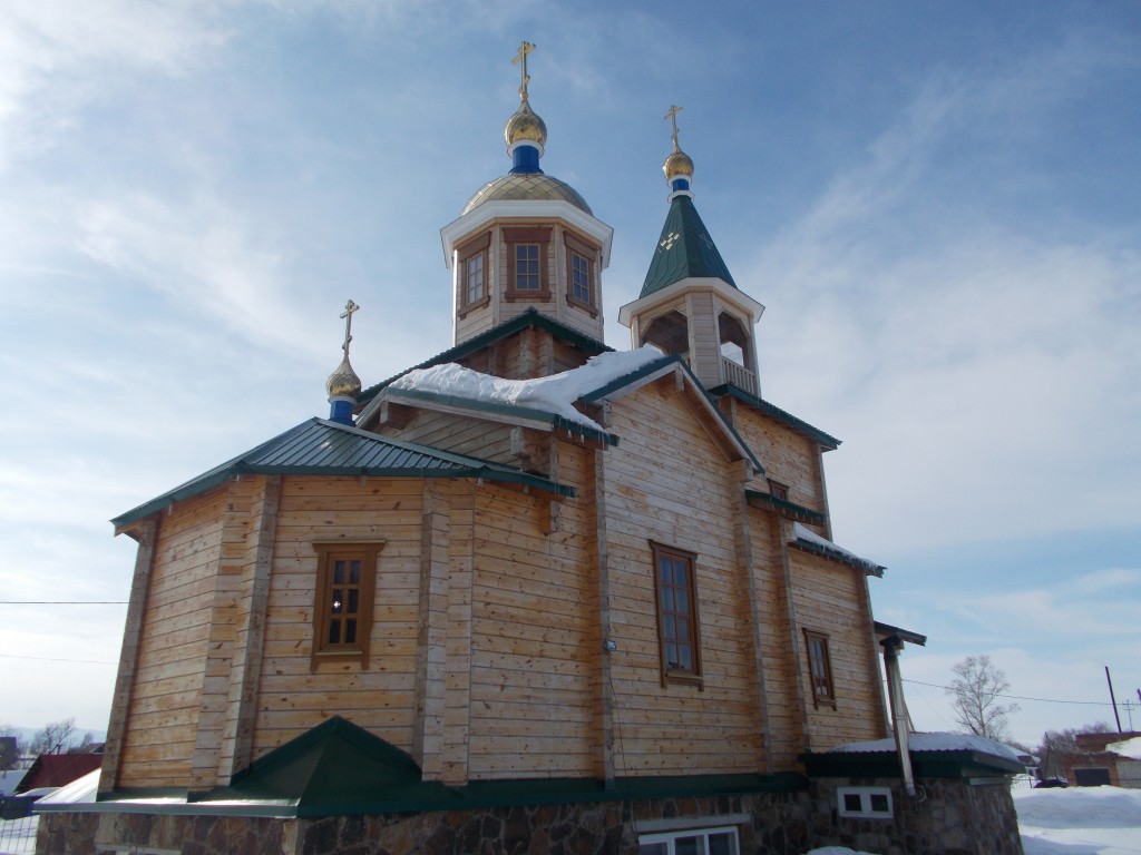 Старобелокуриха. Церковь Покрова Пресвятой Богородицы. фасады