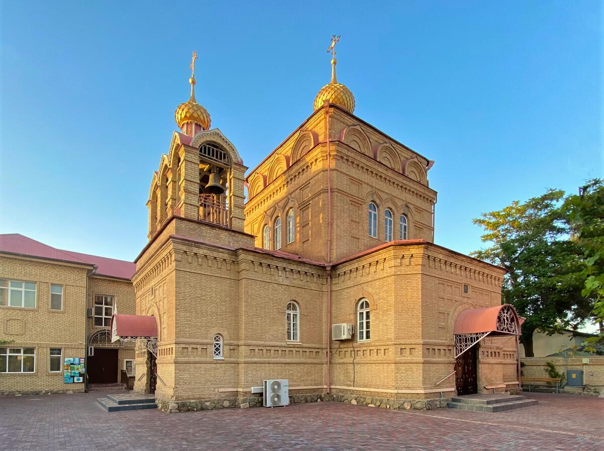 Церковь Александра Невского, Ашхабад (Туркменистан, Прочие страны). фасады, Вид с юго-запада