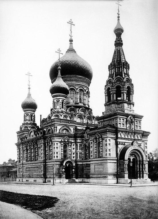 Церковь Михаила Архангела, Варшава (Мазовецкое воеводство, Польша). архивная фотография, фото 1909—1919 год с сайта http://dic.academic.ru/dic.nsf/ruwiki/1673067