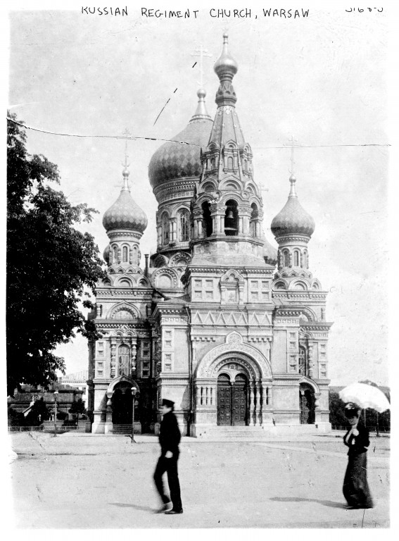 Церковь Михаила Архангела, Варшава (Мазовецкое воеводство, Польша). архивная фотография, 1910—1915 с сайта https://pastvu.com/p/242404