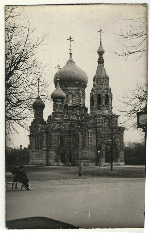 Церковь Михаила Архангела, Варшава (Мазовецкое воеводство, Польша). архивная фотография, Почтовая фотооткрытка 1916 г.
