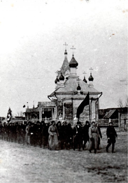 Церковь Петра и Павла, Колпашево (Колпашевский район, Томская область). архивная фотография, Фото с сайта: http://kolpashevo.cerkov.ru/stroitelstvo xrama/