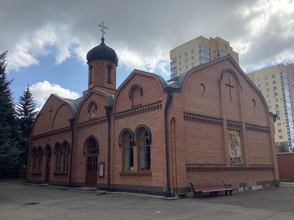 Церковь Георгия Победоносца, Кемерово (Кемерово, город, Кемеровская область). фасады, Вид с северо-запада