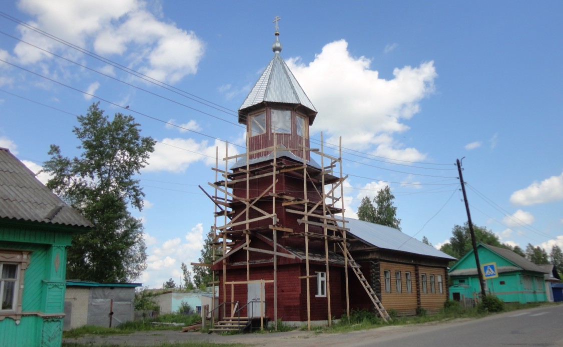 Малое Зиновьево. Церковь Казанской иконы Божией Матери (строящаяся). фасады