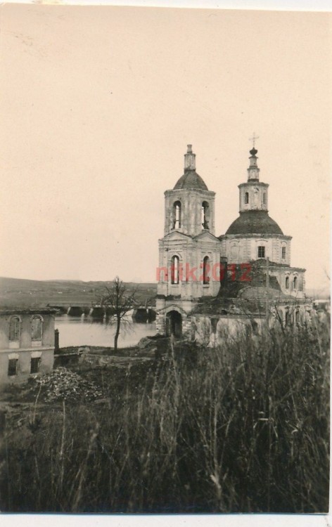 Дорогобуж. Церковь Богоявления Господня. архивная фотография, Фото 1942 г. с аукциона e-bay.de