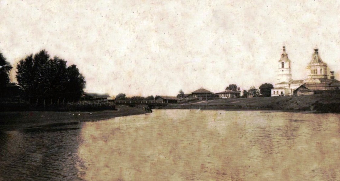 Церковь Георгия Победоносца, Тамакульское (Далматовский район, Курганская область). архивная фотография, Старое фото