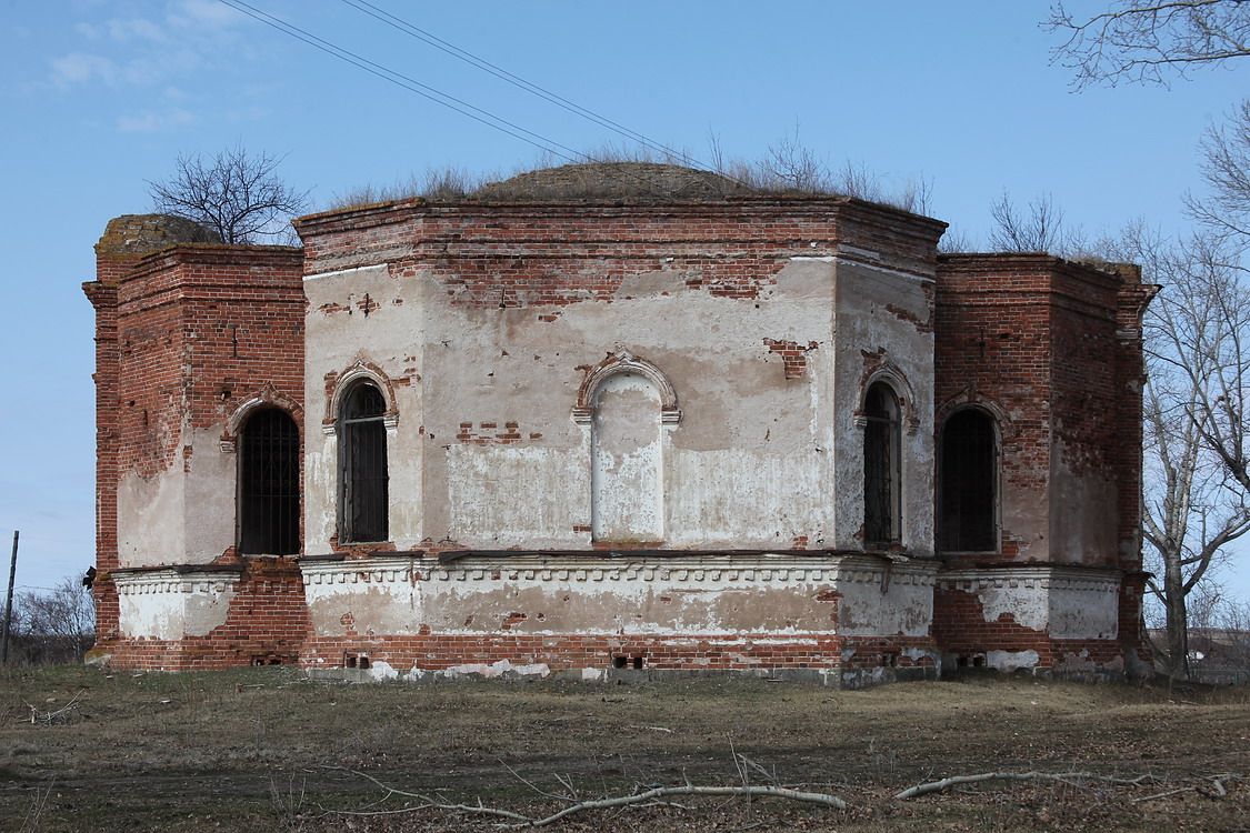 Церковь Георгия Победоносца, Тамакульское (Далматовский район, Курганская область). фасады, Восточный фасад