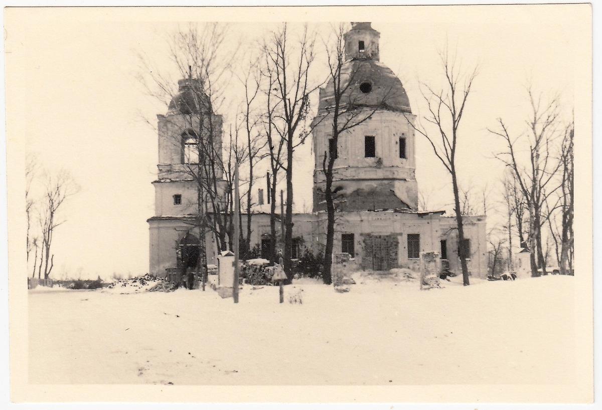 Фото 1941 г. с аукциона e-bay.de, архивная фотография. Церковь Николая Чудотворца (старая), Новоржев (Новоржевский район, Псковская область)