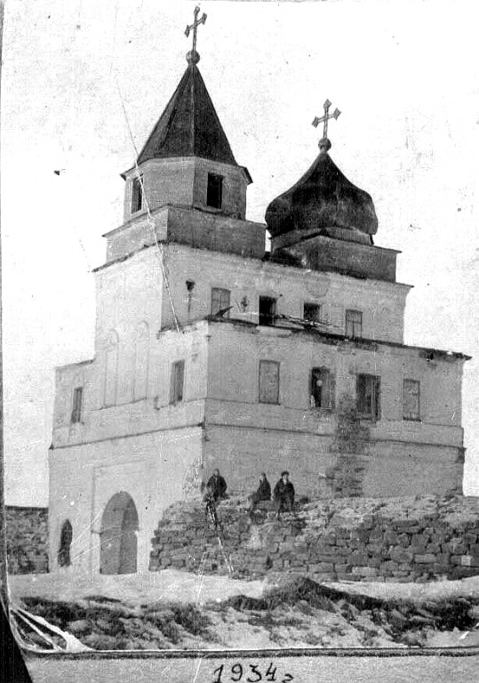 Новокузнецк. Церковь Илии Пророка при тюрьме в Кузнецке. архивная фотография, 1934 год с сайта https://pastvu.com/p/262702