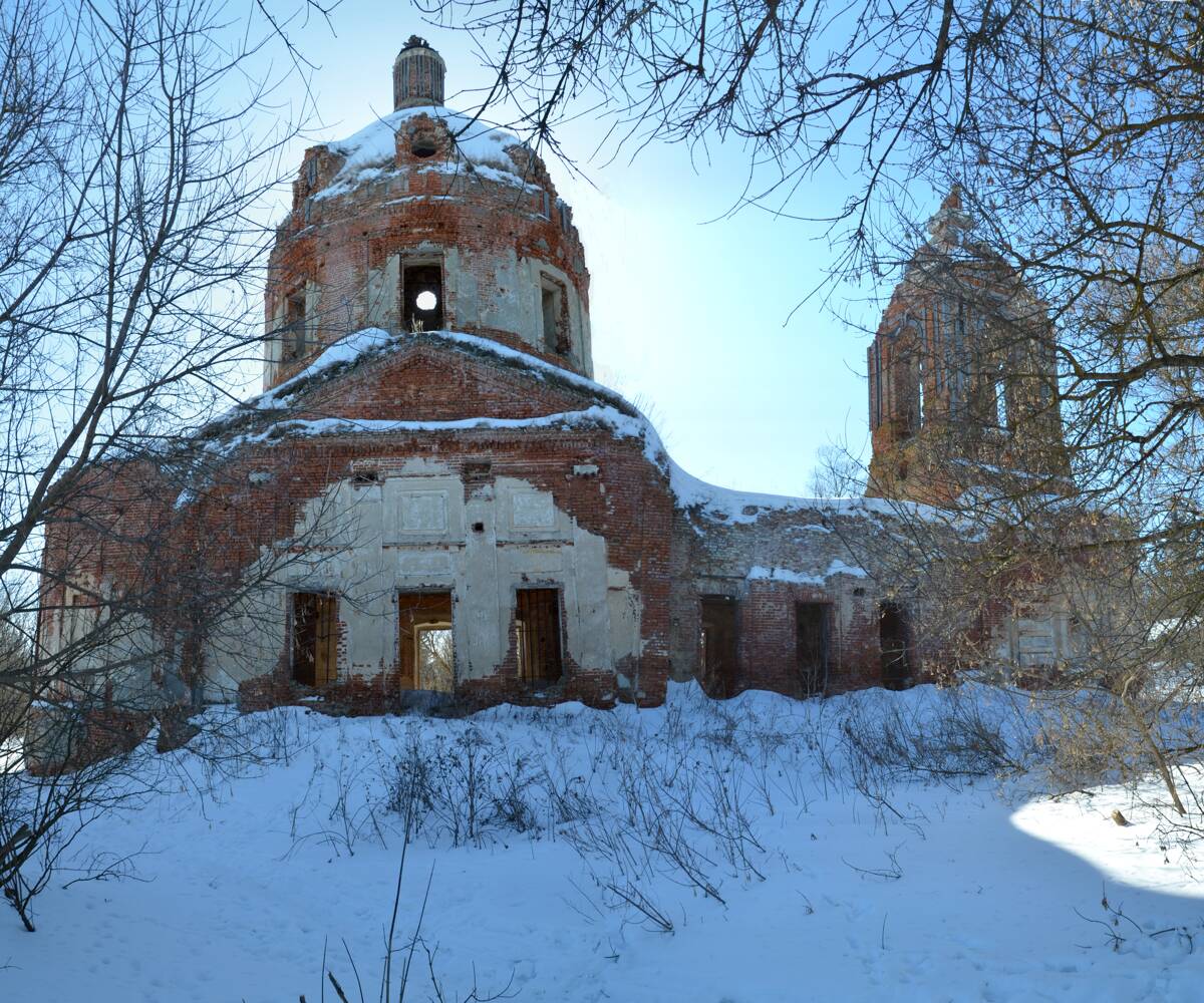 Церковь Троицы Живоначальной, Соловьевка (Чернский район, Тульская область). фасады, Северный фасад