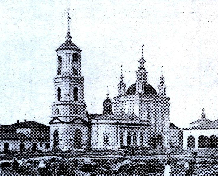 Церковь Параскевы Пятницы, Скопин (Скопинский район и г. Скопин, Рязанская область). архивная фотография, фото с сайта http://www.skyscrapercity.com/showthread.php?p=131910830