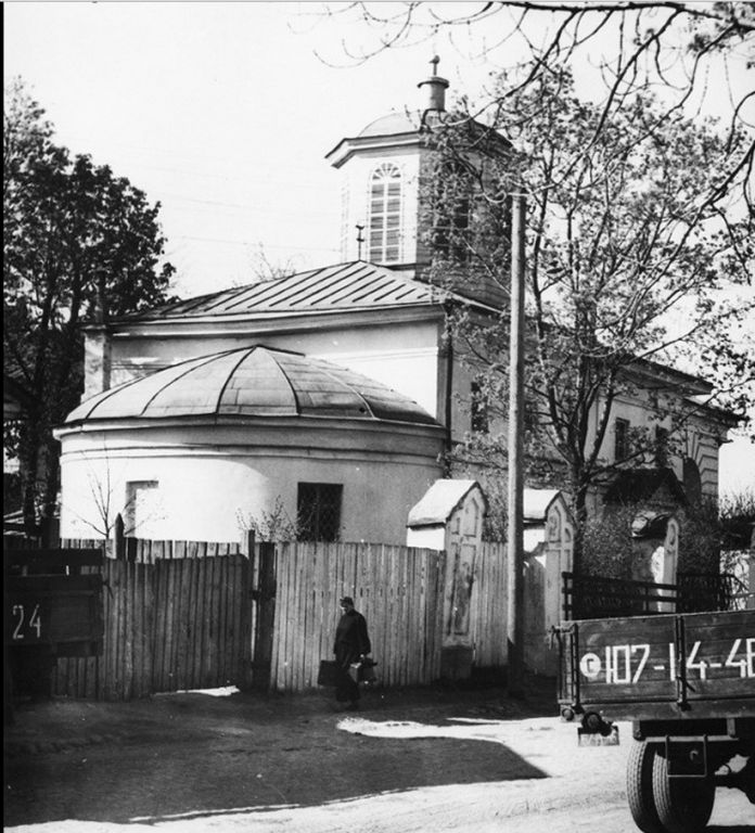 Псков. Церковь Казанской иконы Божией Матери. архивная фотография, Фото 1950-х гг. Себежский краеведческий музей