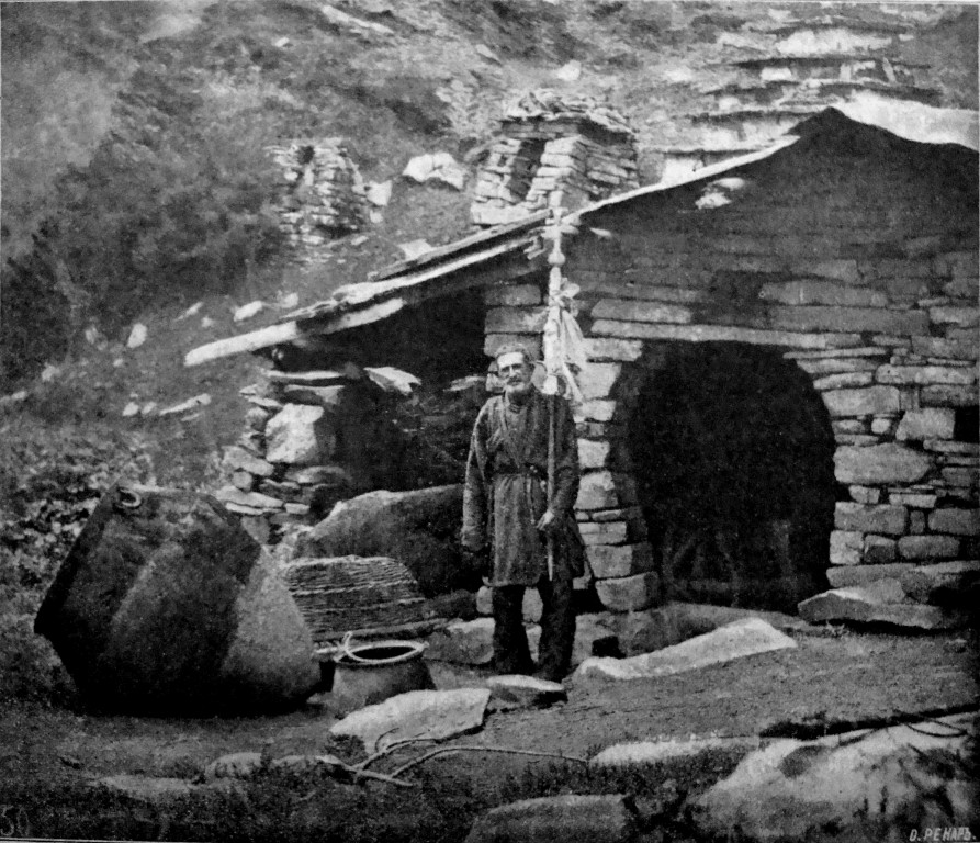 Неизвестная часовня, Хахмати (Мцхета-Мтианети, Грузия). архивная фотография, Фото из книги 