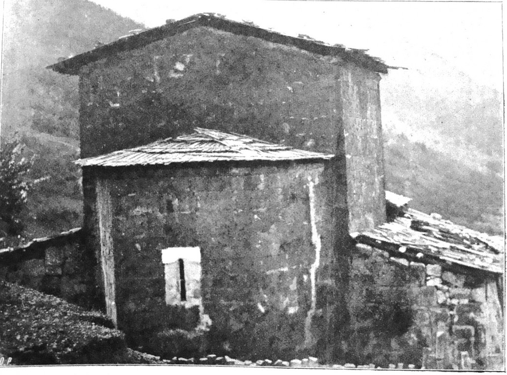 Церковь Христа Спасителя, Чвабиани (Самегрело и Земо-Сванети, Грузия). архивная фотография, Фото из книги 