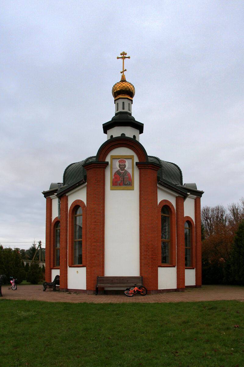 Церковь Пантелеимона Целителя, Лесной (Зеленоградский городской округ, Калининградская область). фасады, Вид с востока.
