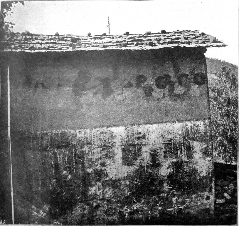 Церковь Михаила и Гавриила Архангелов, Лаштхвери (Линджери, Лаштхор) (Самегрело и Земо-Сванети, Грузия). архивная фотография, Фото из книги 