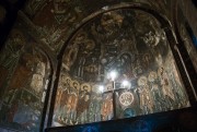 Церковь Михаила и Гавриила Архангелов, Фреска конхи апсиды<br>, Лаштхвери (Линджери, Лаштхор), Самегрело и Земо-Сванети, Грузия