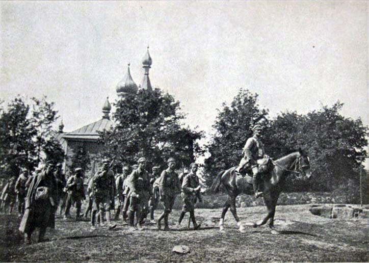 Рясна (Расна). Церковь Михаила Архангела (старая). архивная фотография, 1914 год. фото с сайта http://www.radzima.org/ru/object-at-map/39676.html