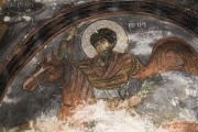 Церковь Кирика и Иулитты, Святой Великомученик Феодор Стратилат. Художник Тевдоре. 1112 г.<br>, Хе, Самегрело и Земо-Сванети, Грузия