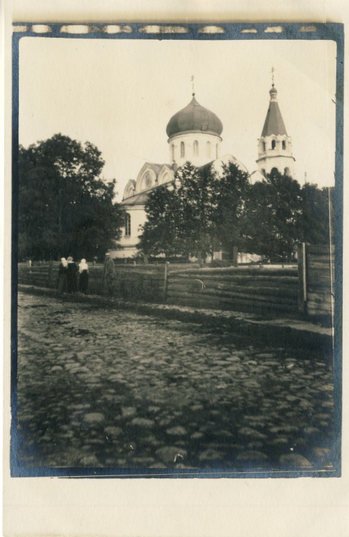 Церковь Троицы Живоначальной, Укмерге (Вильнюсский уезд, Литва). архивная фотография, Частная коллекция. Фото 1917 г.