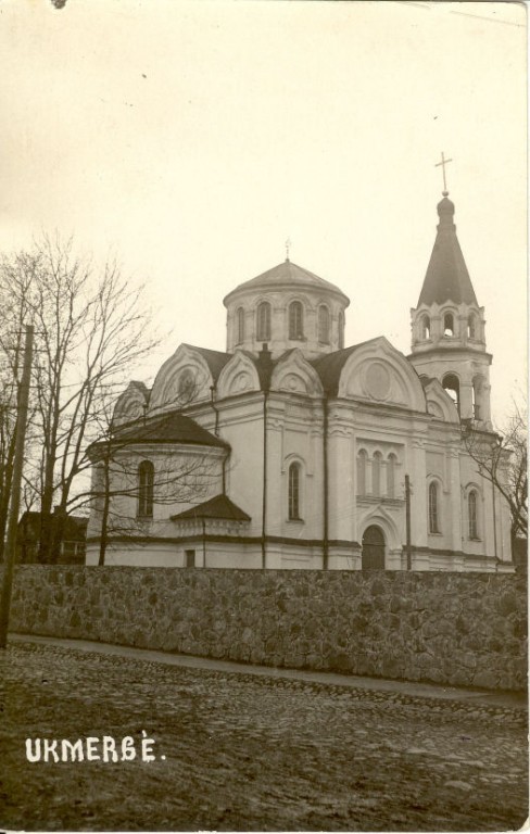 Укмерге. Церковь Троицы Живоначальной. архивная фотография, Частная коллекция. Фото 1920-х годов