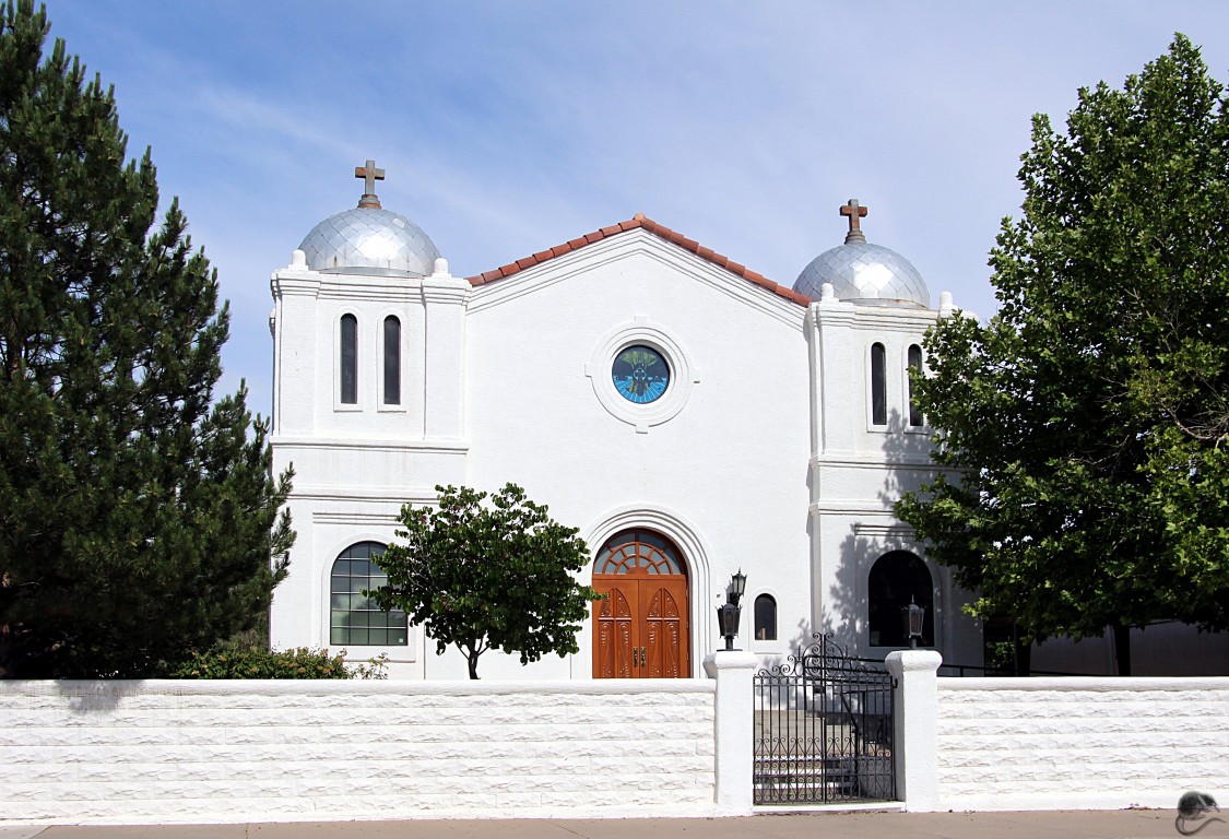 Церковь Георгия Победоносца, Альбукерке (Нью-Мексико, США). фасады