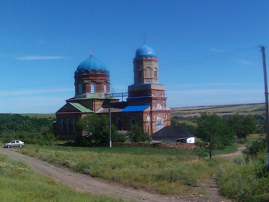 Малоивановка. Церковь Успения Пресвятой Богородицы. фасады