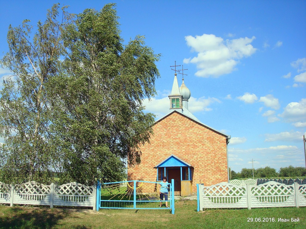 Церковь Георгия Победоносца, Домоткановичи (Клецкий район, Беларусь, Минская область). фасады, Главный фасад