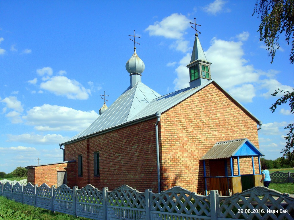Церковь Георгия Победоносца, Домоткановичи (Клецкий район, Беларусь, Минская область). фасады, Главный фасад