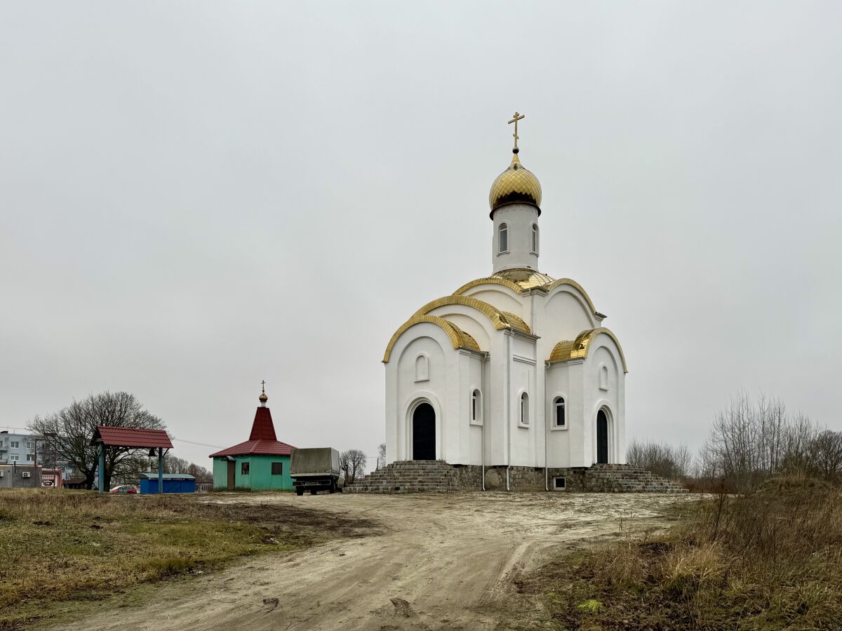 Церковь Спаса Всемилостивого, Приморск (Балтийский городской округ, Калининградская область). общий вид в ландшафте, Вид с юго-запада