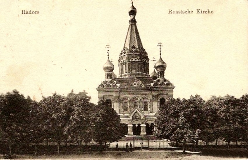 Церковь Николая Чудотворца, Радом (Мазовецкое воеводство, Польша). архивная фотография, фото 1903-1917 год фото с сайта http://www.etoretro.ru/pic90227.htm