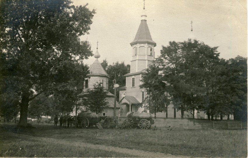 Подбеле. Церковь Илии Пророка. архивная фотография, фото 1916 год с сайта http://www.chram.com.pl/sw-proroka-eliasza/