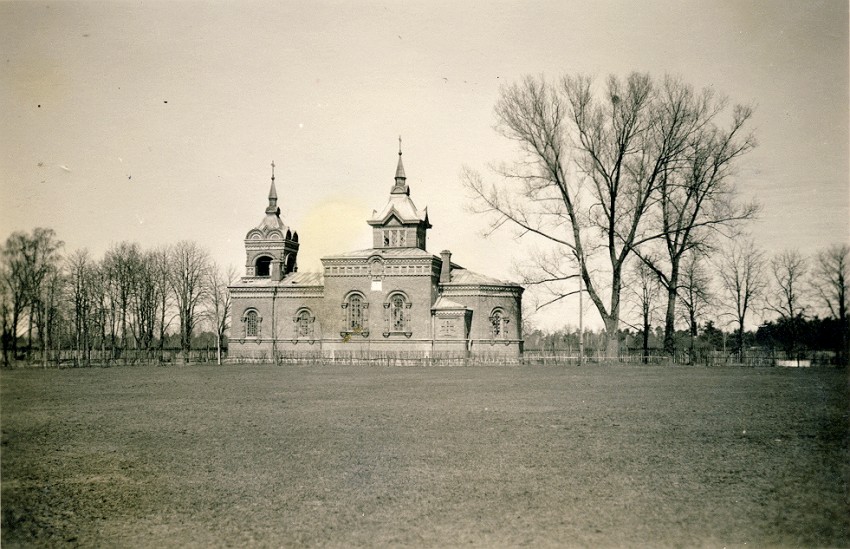 Церковь Петра и Павла, Остроленка (Мазовецкое воеводство, Польша). архивная фотография, фото 1900—1910 год с сайта http://www.chram.com.pl/cerkiew-sw-sw-apostolow-piotra-i-pawla-8/