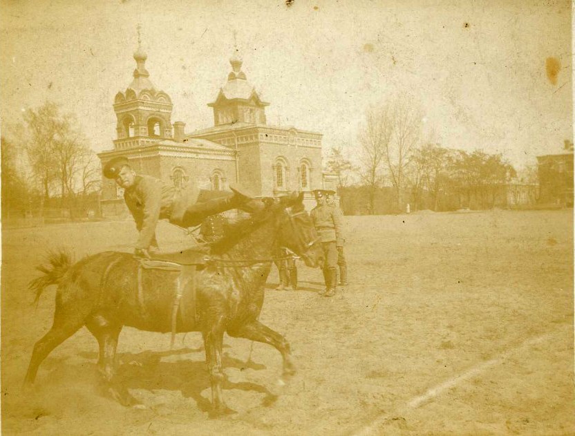 Церковь Петра и Павла, Остроленка (Мазовецкое воеводство, Польша). архивная фотография, фото 1900—1910 год с сайта http://www.chram.com.pl/cerkiew-sw-sw-apostolow-piotra-i-pawla-8/