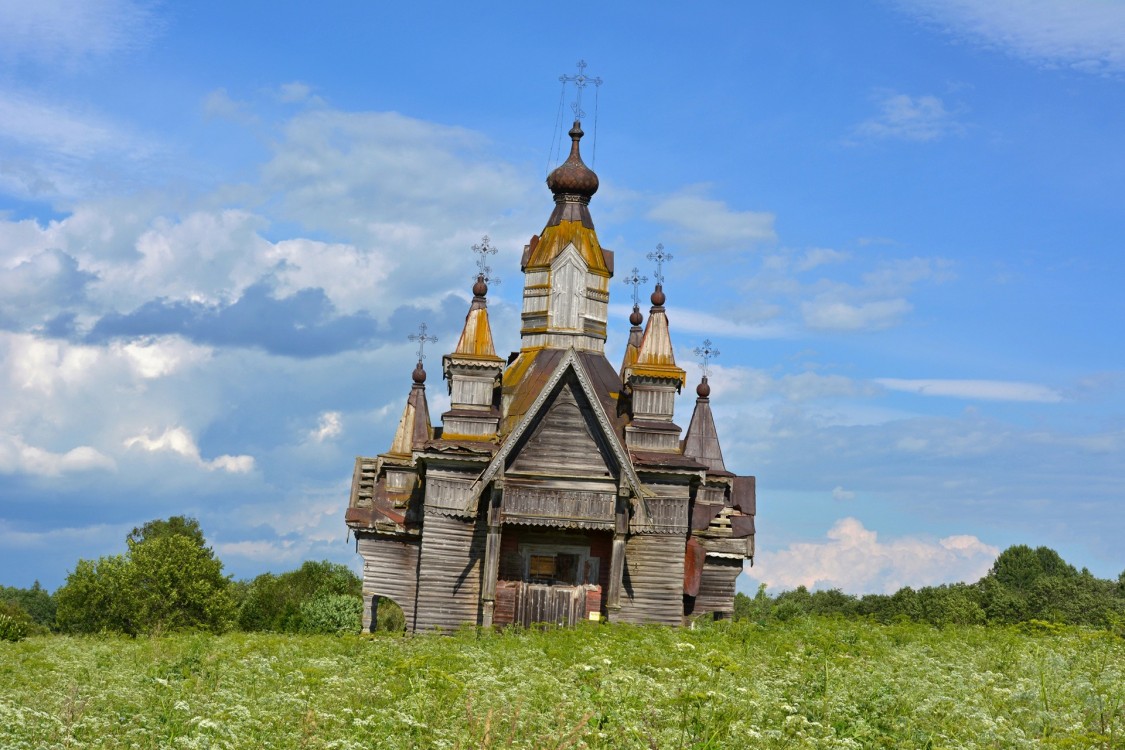 Часовня Вознесения Господня, Гризино (Усть-Кубинский район, Вологодская область). фасады, Западный фасад