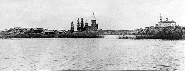 Церковь Николая Чудотворца, Линдозеро (Кондопожский район, Республика Карелия). общий вид в ландшафте, из личного архива И.Р. Соболевой