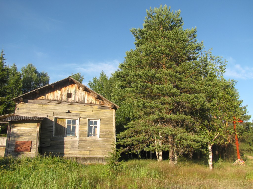 Церковь Николая Чудотворца, Бор (Верхняя Ваеньга, Ваенгский погост) (Виноградовский район, Архангельская область). фасады, Западный фасад