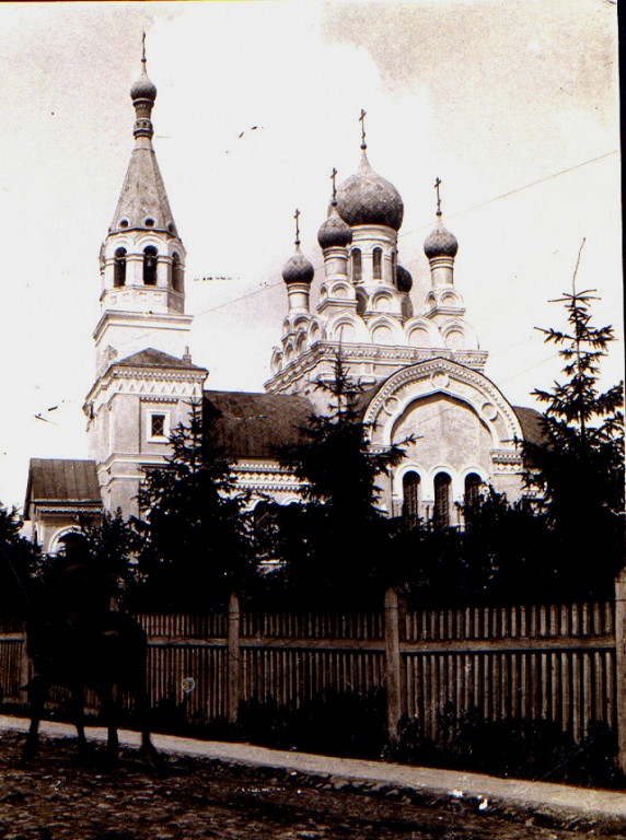 Церковь Троицы Живоначальной, Пултуск (Мазовецкое воеводство, Польша). архивная фотография, фото 1900 год сайта http://www.chram.com.pl/cerkiew-sw-trojcy-6/