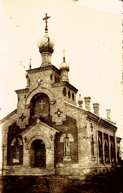 Церковь Христа Спасителя, Рачки (Подляское воеводство, Польша). архивная фотография, 1905—1910 год фото с сайта http://www.chram.com.pl/cerkiew-cudownego-obrazu-zbawiciela/