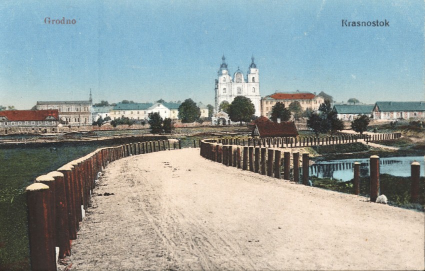Церковь Введения во храм Пресвятой Богородицы Красностокского монастыря, Ружанысток (Подляское воеводство, Польша). архивная фотография, фото 1910 год с сайта http://www.chram.com.pl/cerkiew-wprowadzenia-najswietszej-marii-panny-do-swiatyni/