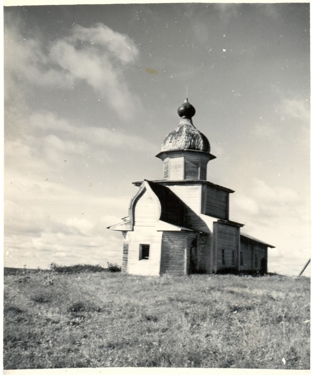 Корбала. Церковь Параскевы Пятницы. архивная фотография, Фото сделано экспедицией Бобылева В.Г. в августе 1971 г. Архив ЦНРМ