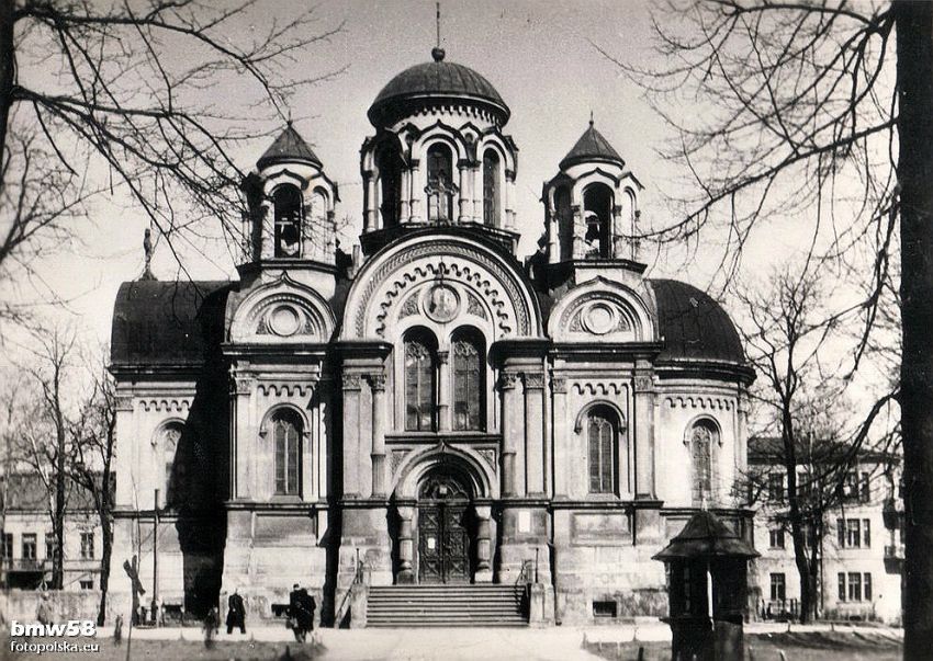Церковь Кирилла и Мефодия, Ченстохова (Силезское воеводство, Польша). архивная фотография, Фото 1956-1960 гг. Источник: http://czestochowa.fotopolska.eu/foto/237/237223.jpg