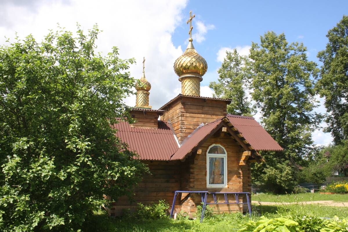 Часовня Елисаветы Феодоровны, Берново (Старицкий район, Тверская область). фасады, Новая часовня на месте старой