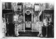 Церковь Воскресения Христова на кладбище, Архив СПб епархии. Интерьер церкви. Фото 1950-х годов<br>, Воскресенское (Суйда), Гатчинский район, Ленинградская область
