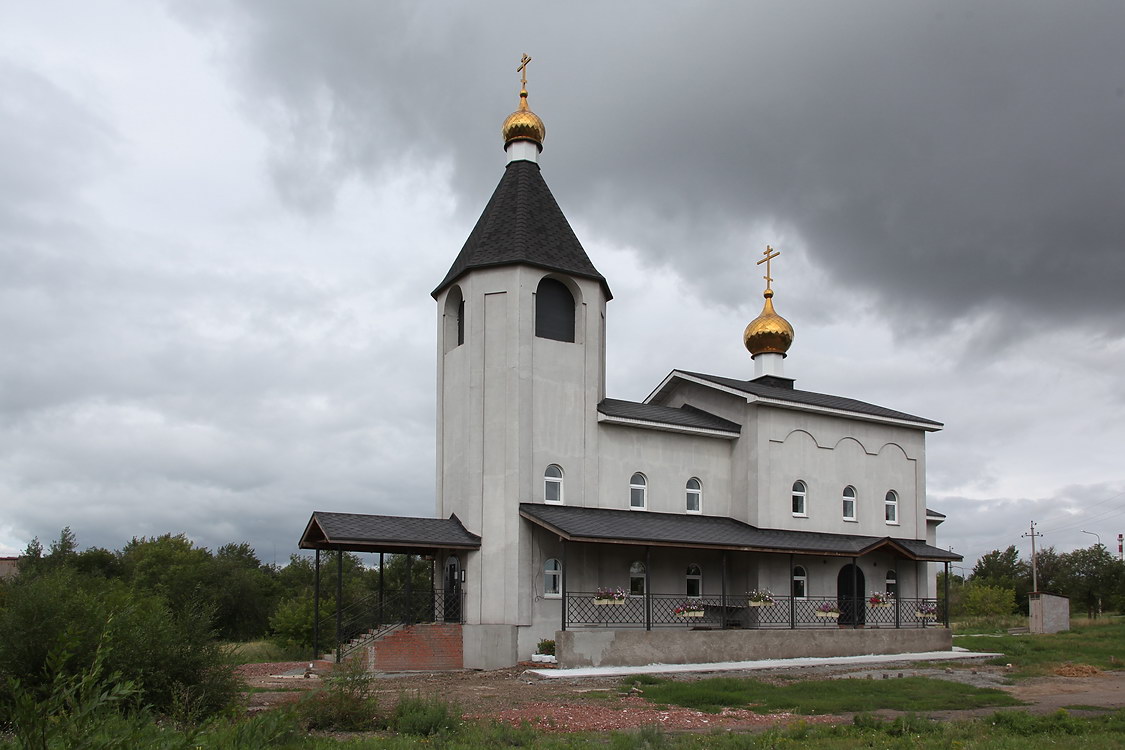 Церковь Троицы Живоначальной, Магнитогорск (Магнитогорск, город, Челябинская область). фасады, Вид с юго-запада
