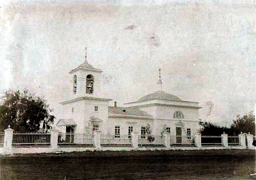 Церковь Петра и Павла, Петропавловка (Уйский район, Челябинская область). архивная фотография, Старое фото. Источник: ok.ru/stanitsav/album/53810897748211/815839683059