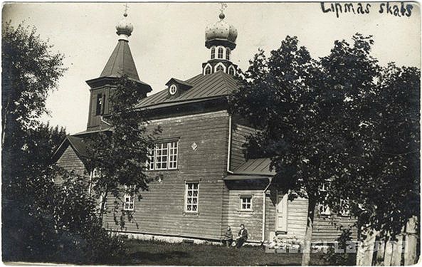 Церковь Илии Пророка, Лиепна (Алуксненский край, Латвия). архивная фотография, источник : http://www.zudusilatvija.lv/objects/object/19172/