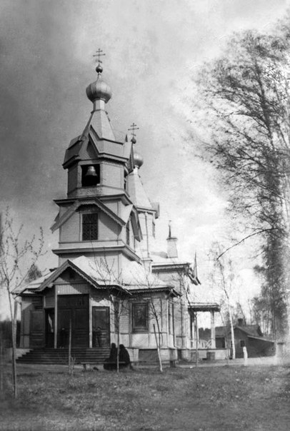 Церковь Казанской иконы Божией Матери (старая), Ушаки (Тосненский район, Ленинградская область). архивная фотография