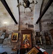 Церковь Георгия Победоносца, Рёбра и пяты стрельчатого свода на северной стене. , Феодосия, Феодосия, город, Республика Крым