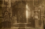 Церковь Марии Магдалины, Интерьер храма. Почтовая фотооткрытка 1916 г.<br>, Граево, Подляское воеводство, Польша